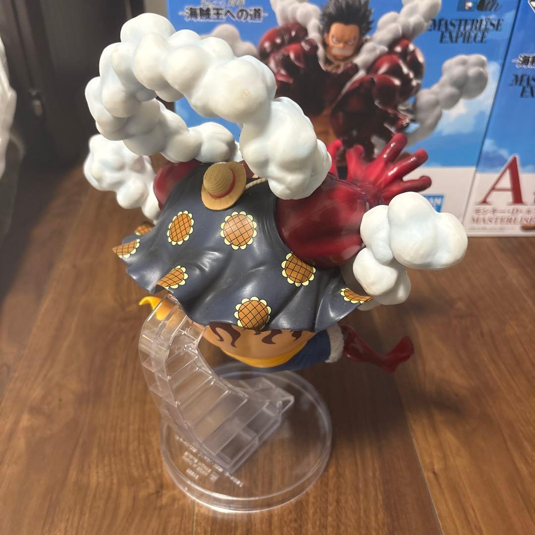 ワンピース海賊王への道　Ａ賞、D賞、ラストワン賞　ルフィフィギュア