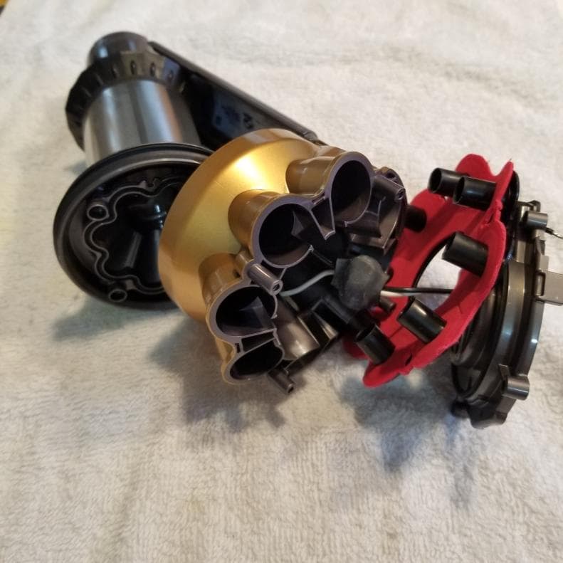 ダイソン Micro 1.5kg (SV21)ゴールド 分解洗浄メンテナンス済