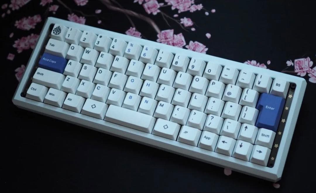 テ*シ様 Acid Caps Standard キーキャップ Gray on W