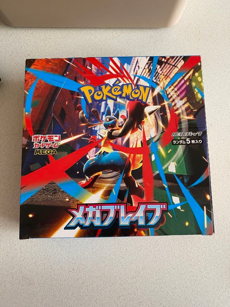 ポケモンカード メガブレイブシュリンク無し メガシンフォニアシュリンク有り