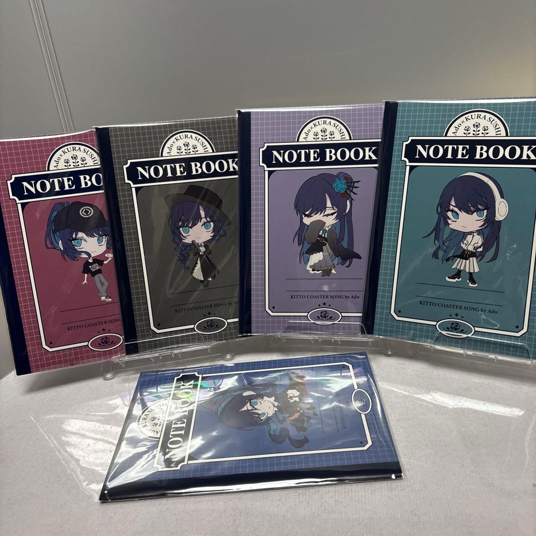 Ado×くら寿司コレクションA-3,6枚A-4ファイル13枚 A-5NOTE 5