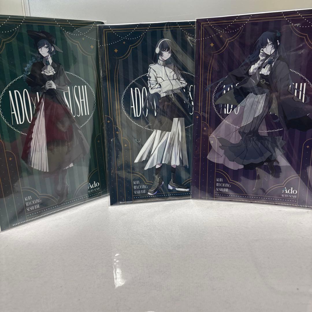 Ado×くら寿司コレクションA-3,6枚A-4ファイル13枚 A-5NOTE 5