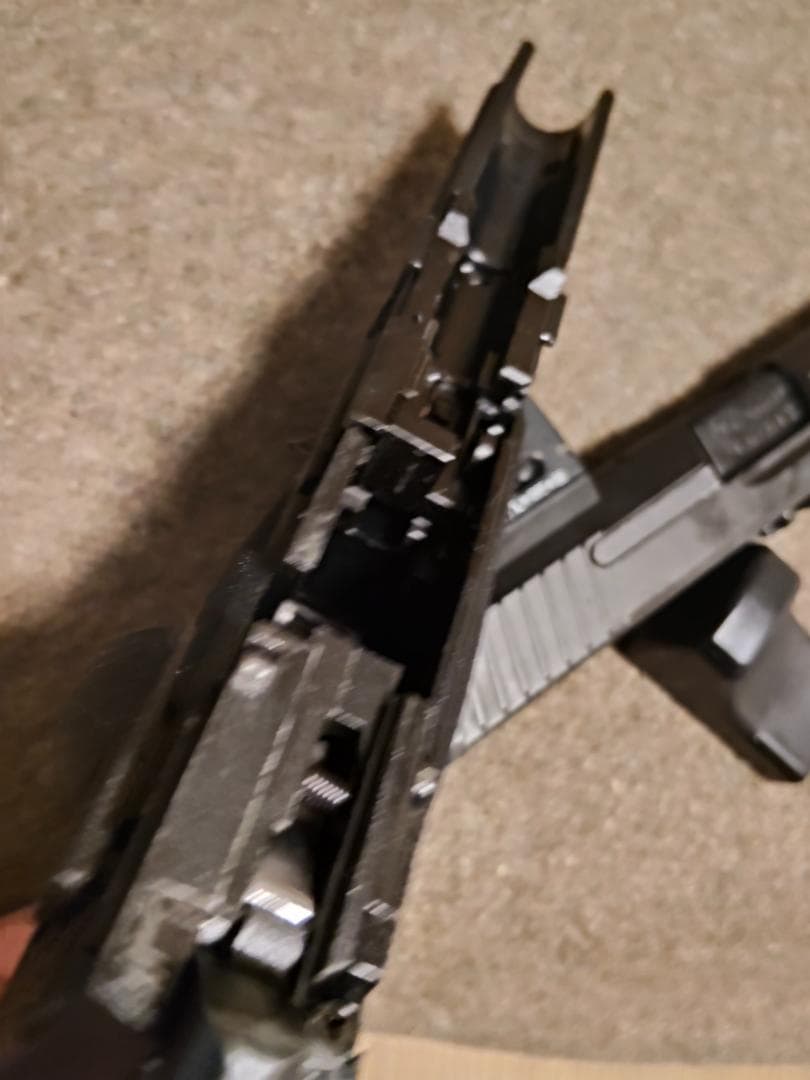 東京マルイUSP(プロサイト付) ガスブロ 雷錘バレル＆紫パッキン 予備マグ3本