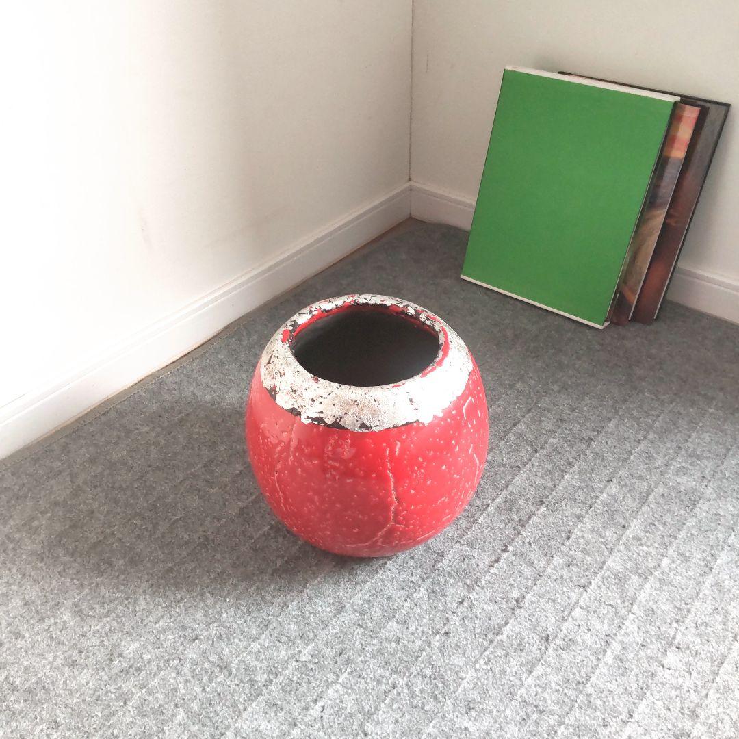 Unique flower pot　プランター　植木鉢　フラワーポット　赤