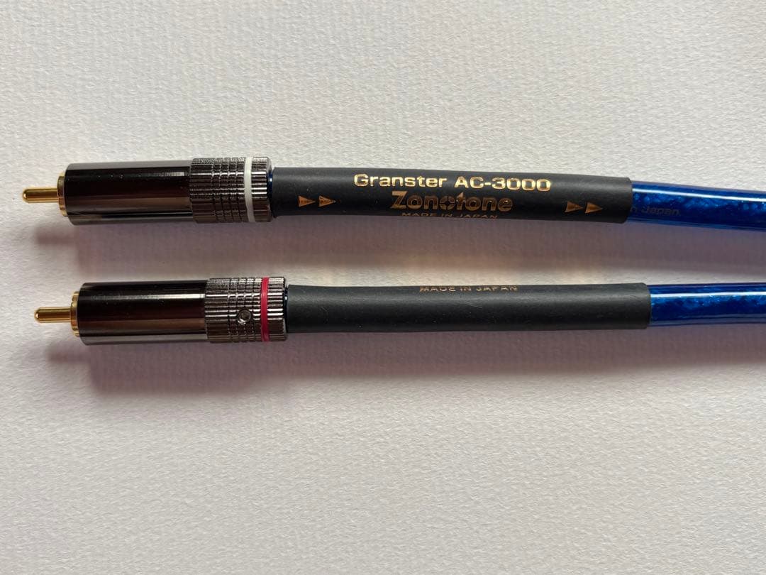 Zonotone Granster AC-3000 RCAペア　1m×2本