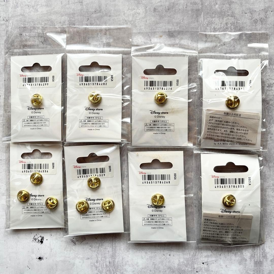Disney クリスマス ピンバッジ ピンズ 8種 レトロ