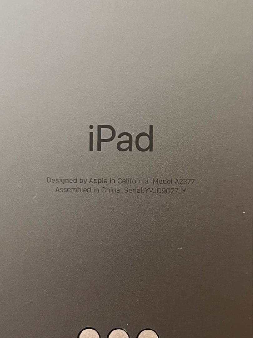 【ジャンク品】iPadPro11インチ第3世代 128GBスペースグレイ