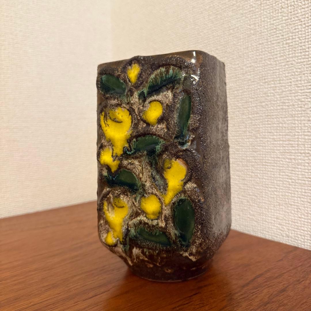 strehla 17cm fat lava ファットラバ 花瓶 ビンテージ