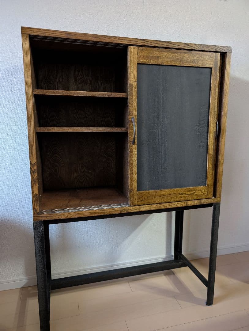 木製スライドドアキャビネット【ジャーナルスタンダード ファニチャー】