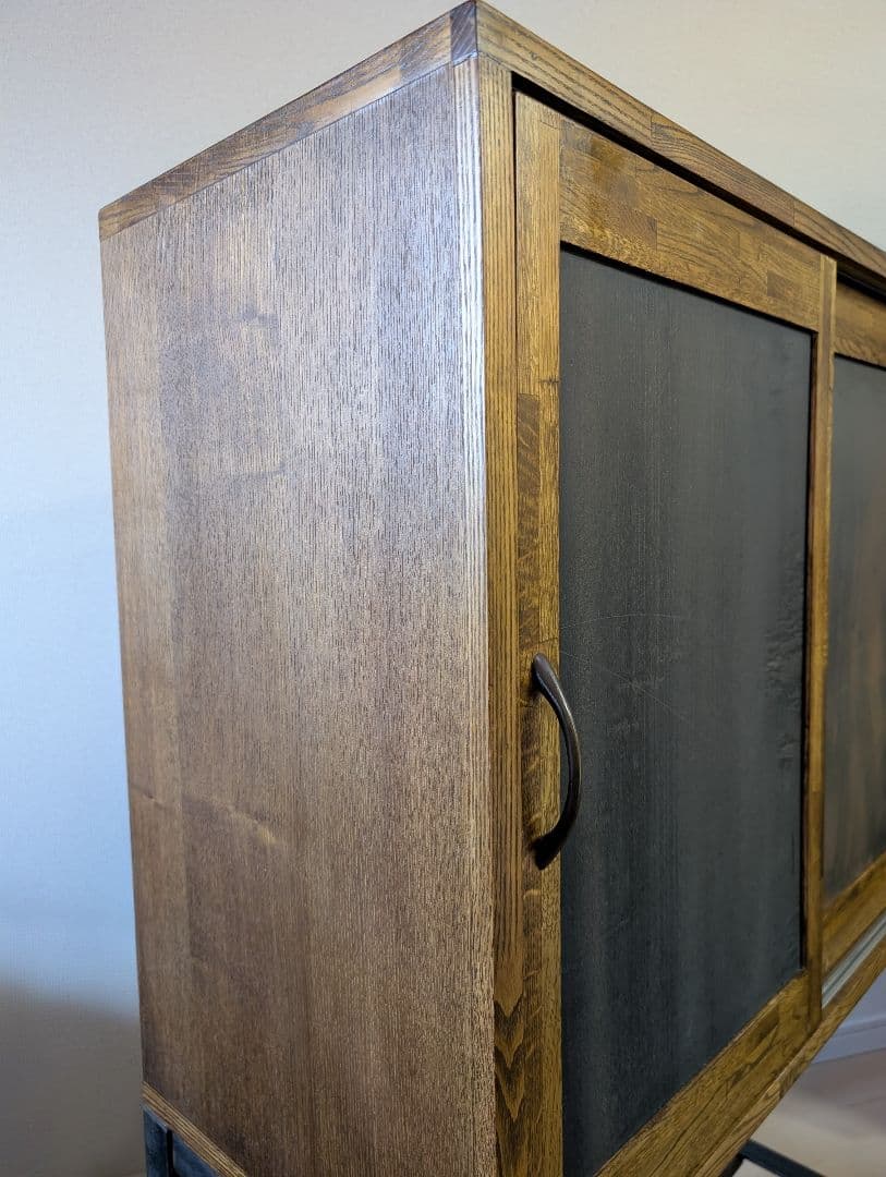 木製スライドドアキャビネット【ジャーナルスタンダード ファニチャー】