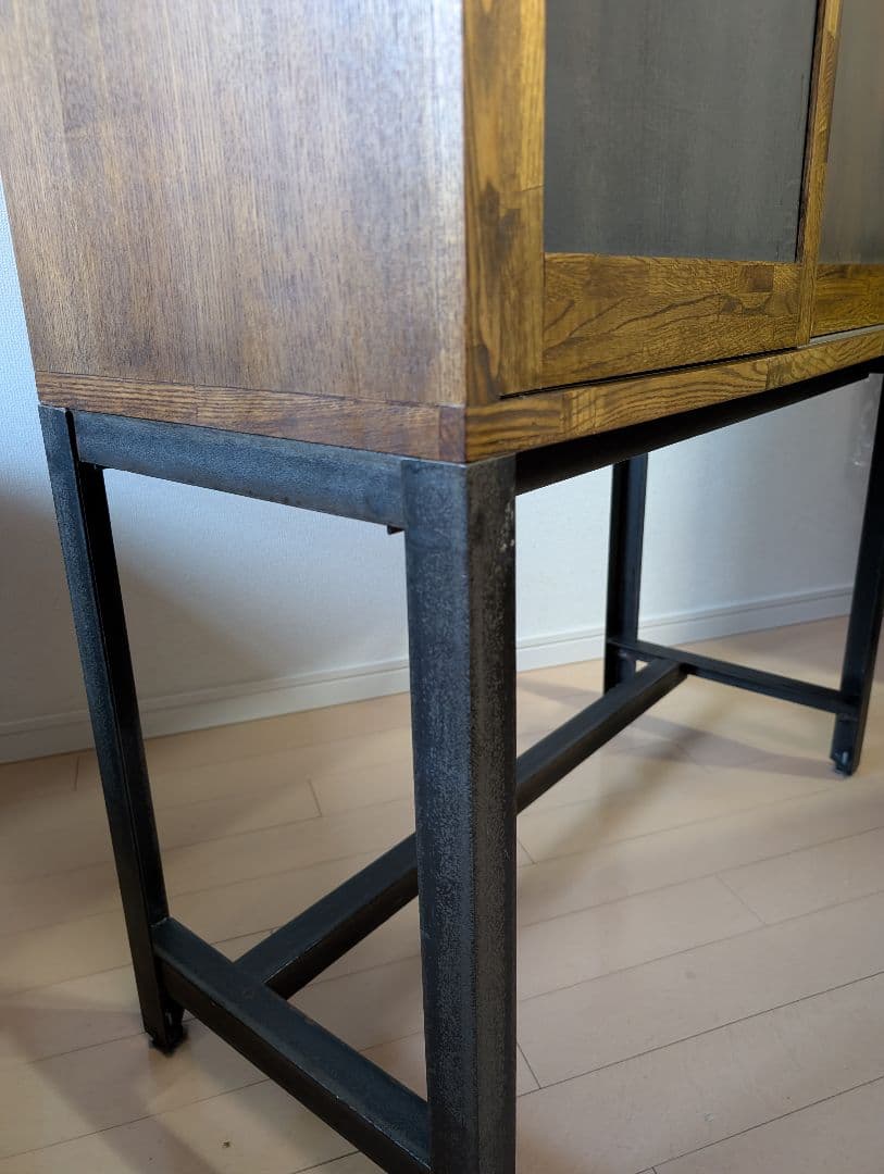 木製スライドドアキャビネット【ジャーナルスタンダード ファニチャー】