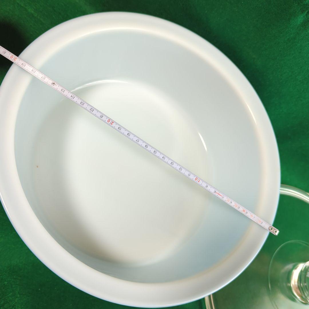 パイレックス PYREX スノーフレイクボウル蓋付 デッドストック 箱入り未使用