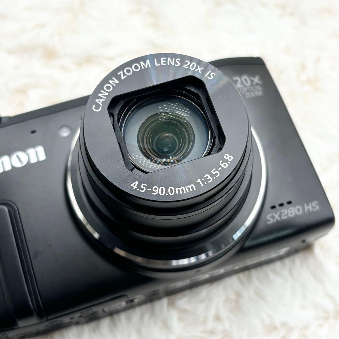 極美品✨ 実写美⭕️ Canon PowerShot SX280 HS ブラック
