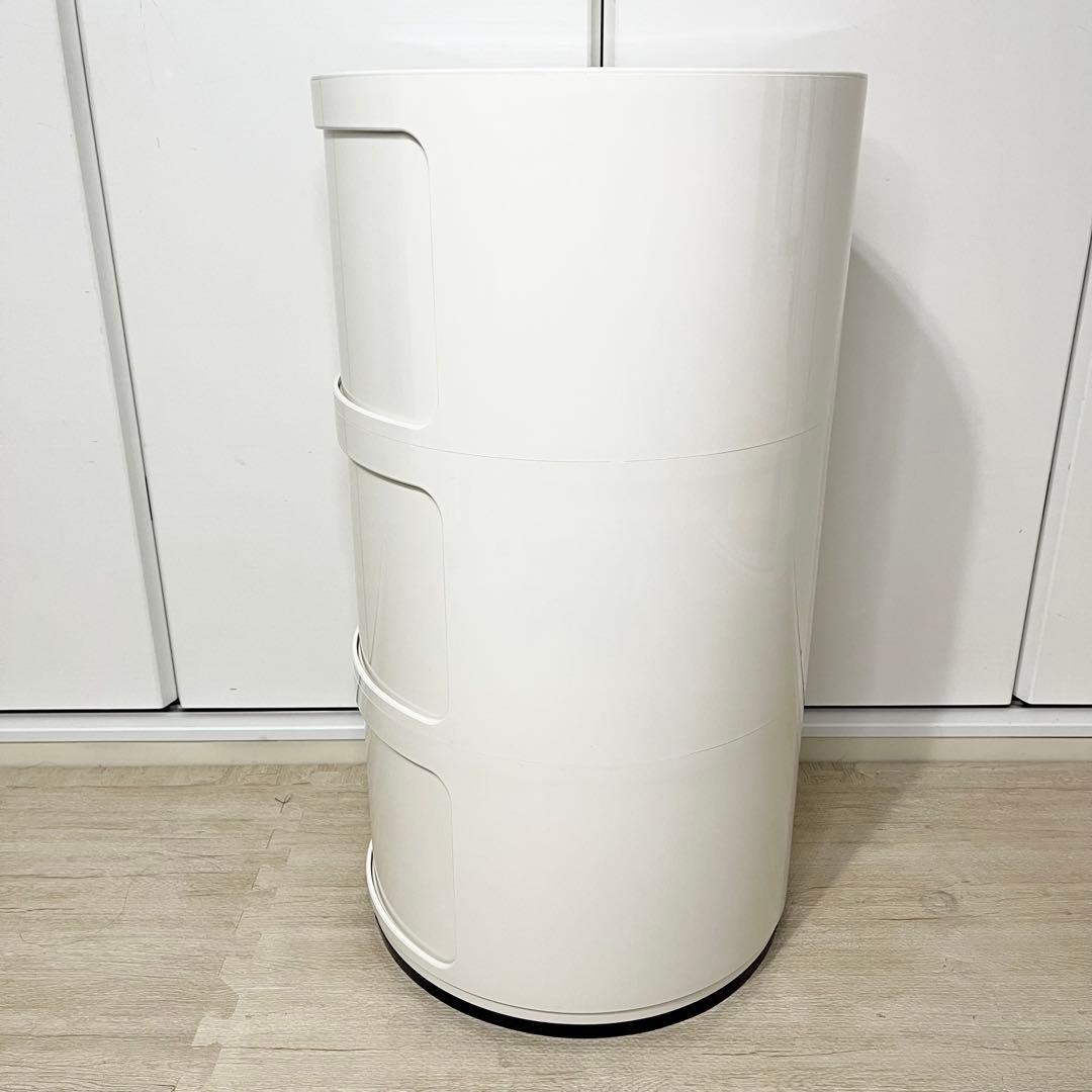 【正規品】美品 Kartell コンポニビリ ホワイト3段