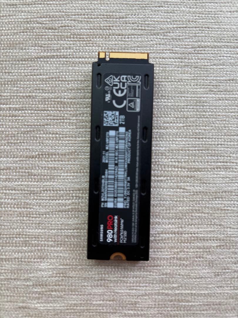 【ひとちゃん様】【PS5】Samsung 980 PRO 2TB 内蔵型SSD