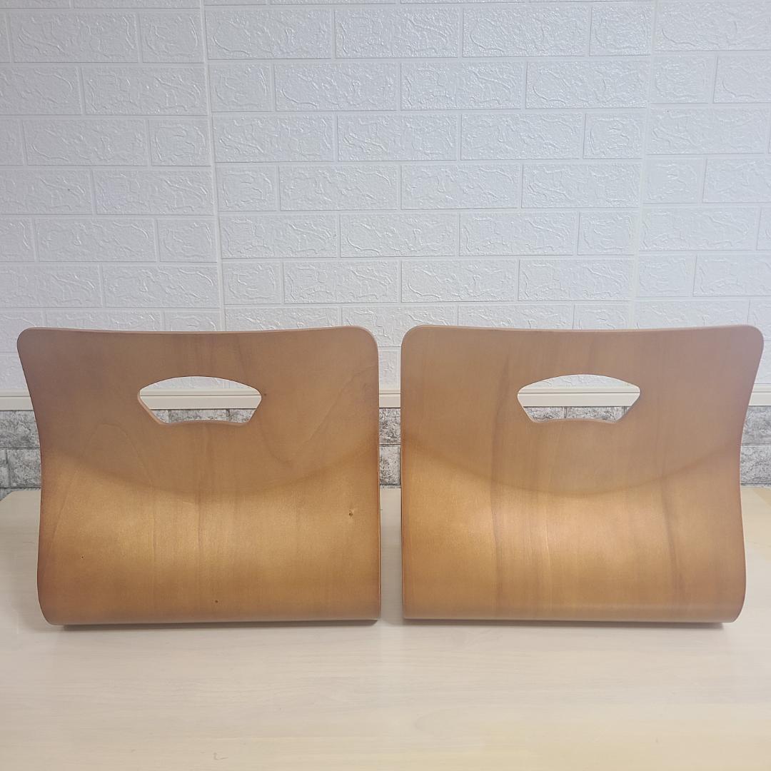 弘益　木製　座椅子 曲げ木 ６脚セット