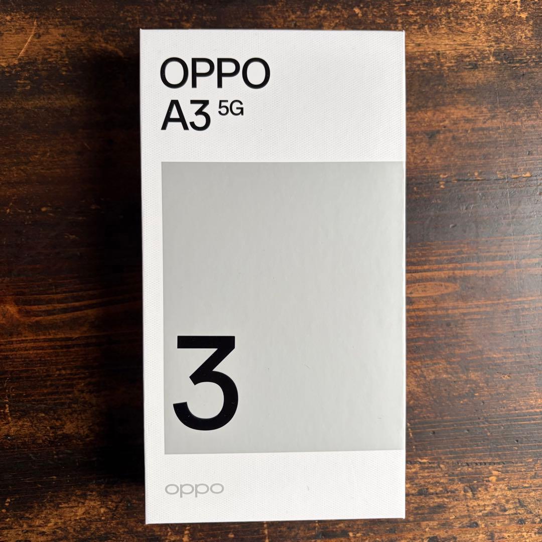OPPO A3 5G スマートフォン本体　パープル
