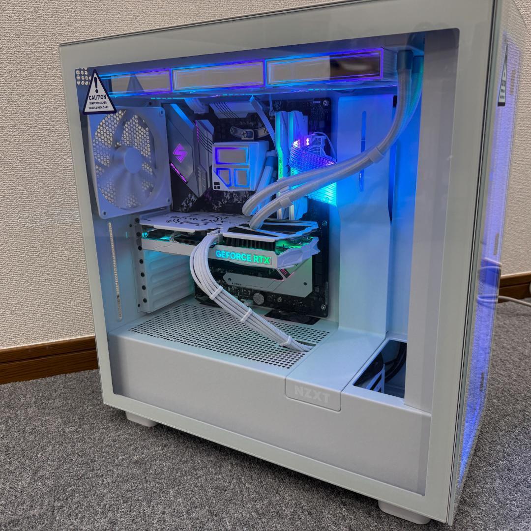 【白い高性能ゲーミングPC】Ryzen 7 RTX4060Ti 16GBNVMe