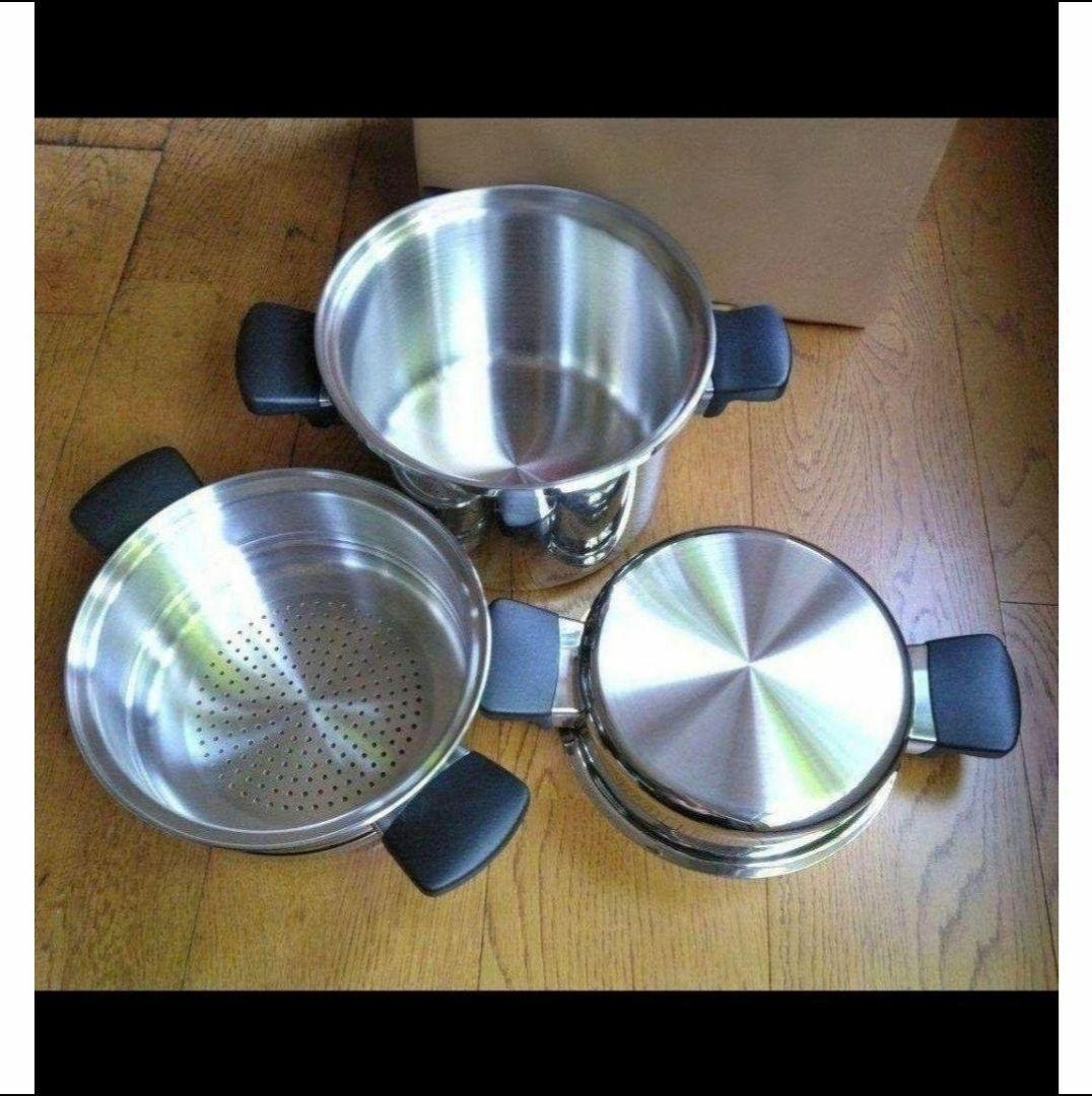 専用アムウェイ 2024年製　4L 鍋セット 18/8ステンレス amway @