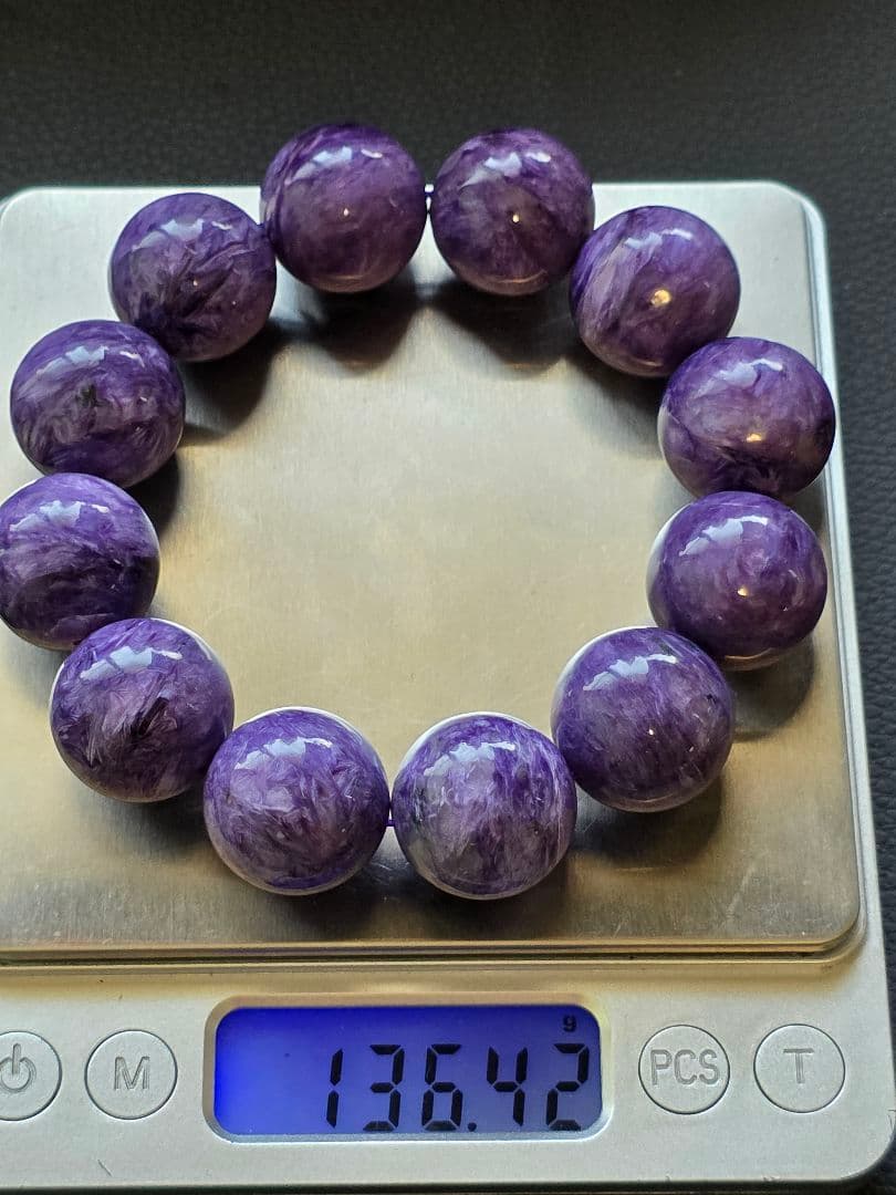 チャロアイト20ミリブレスレット