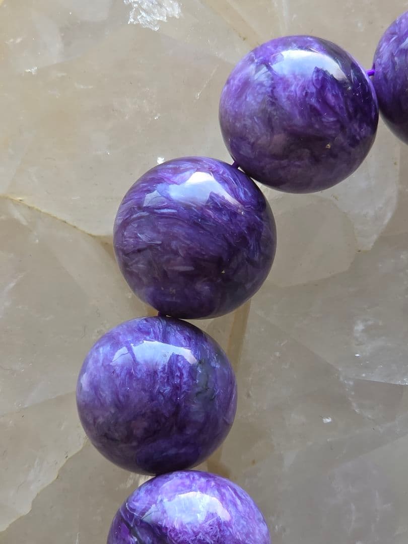 チャロアイト20ミリブレスレット