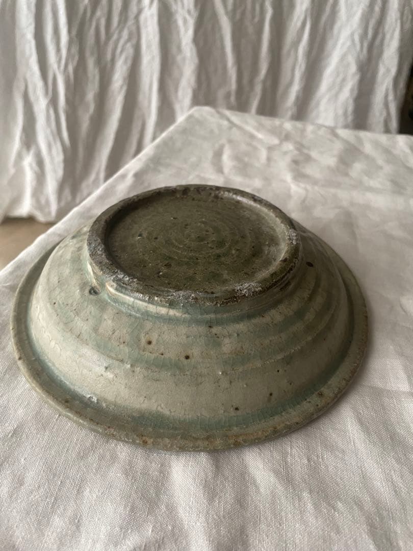 【新品未使用】牛窯 7寸皿 浅鉢のように深さあり 佐藤敬