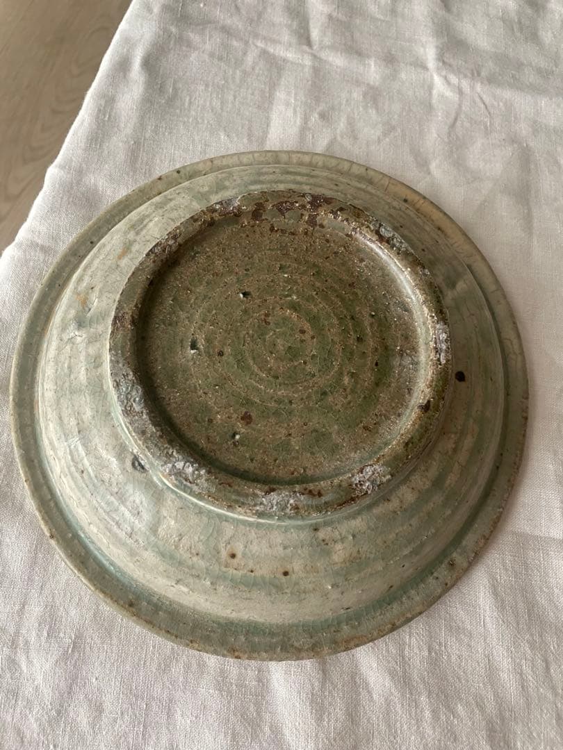 【新品未使用】牛窯 7寸皿 浅鉢のように深さあり 佐藤敬