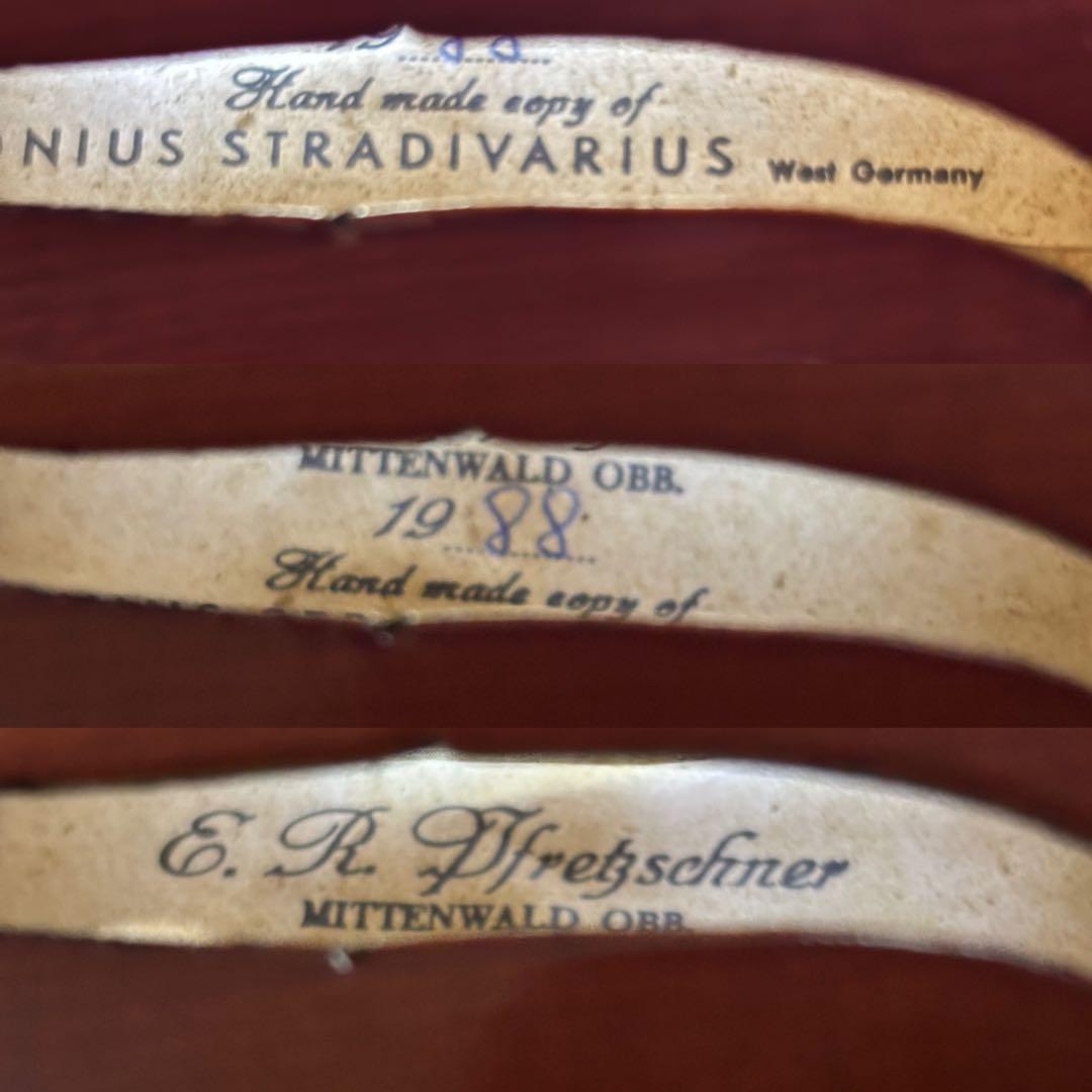 ジャンク　バイオリン　E. R. Pfretzschner　フレッチナー