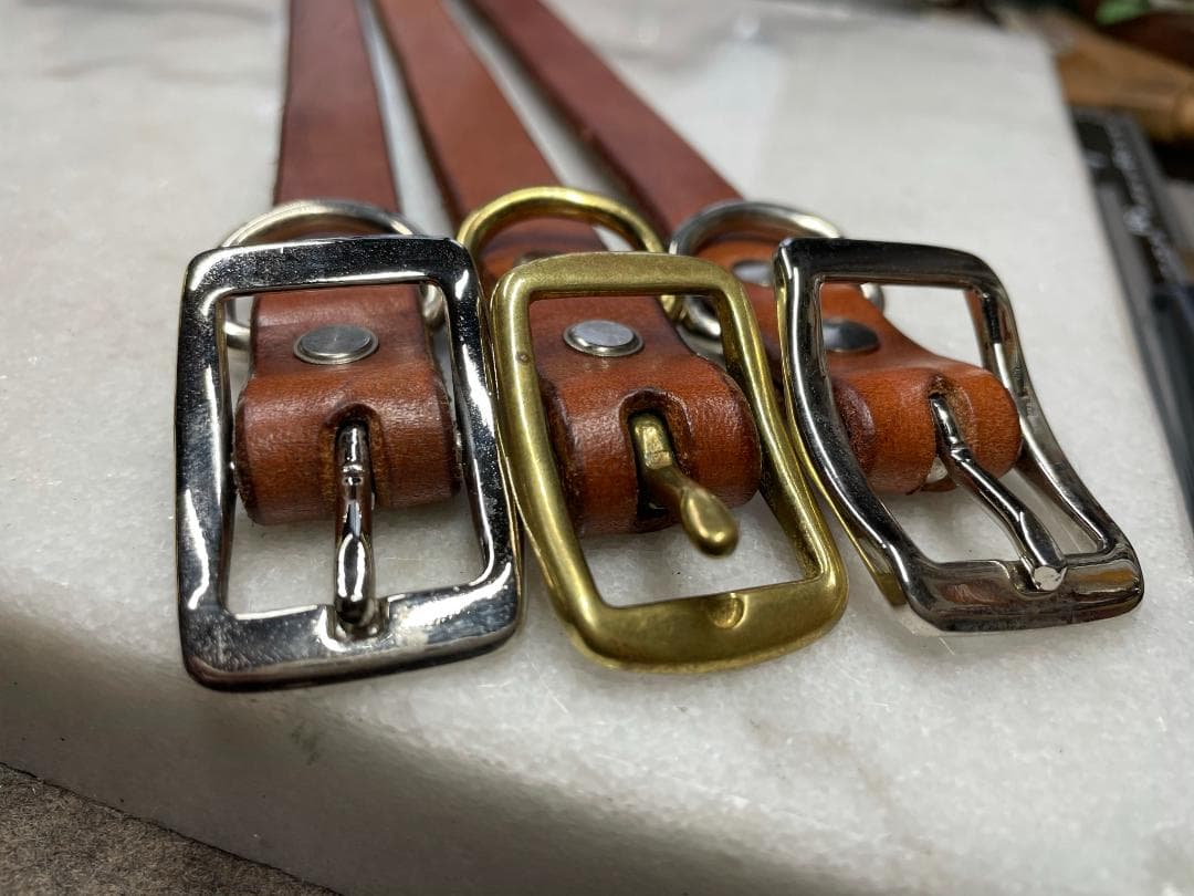 【CDO-HOHG18CBL〈BR〉】犬の首輪〈サイズ「S」〉牛革　人気