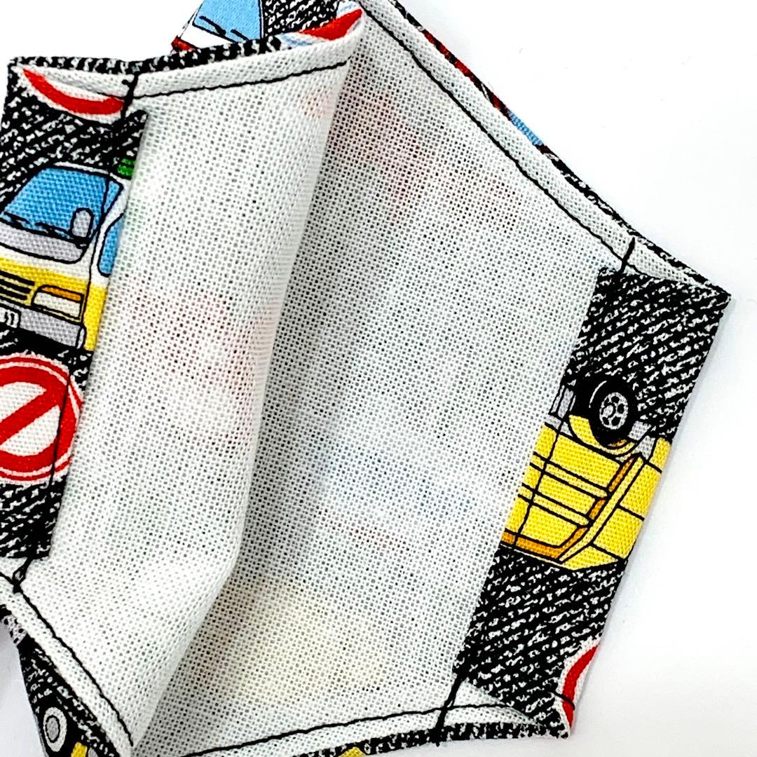 No.481 オーダーマスク　働く車　パトカー　消防車　救急車　キッズマスク