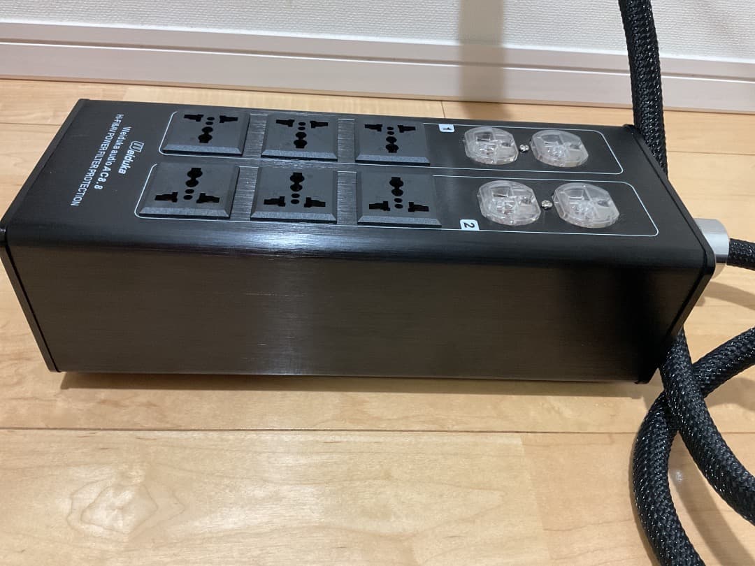 Weiduka AC8.8 電源タップ パワーコンディショナー 豪華ケーブル付