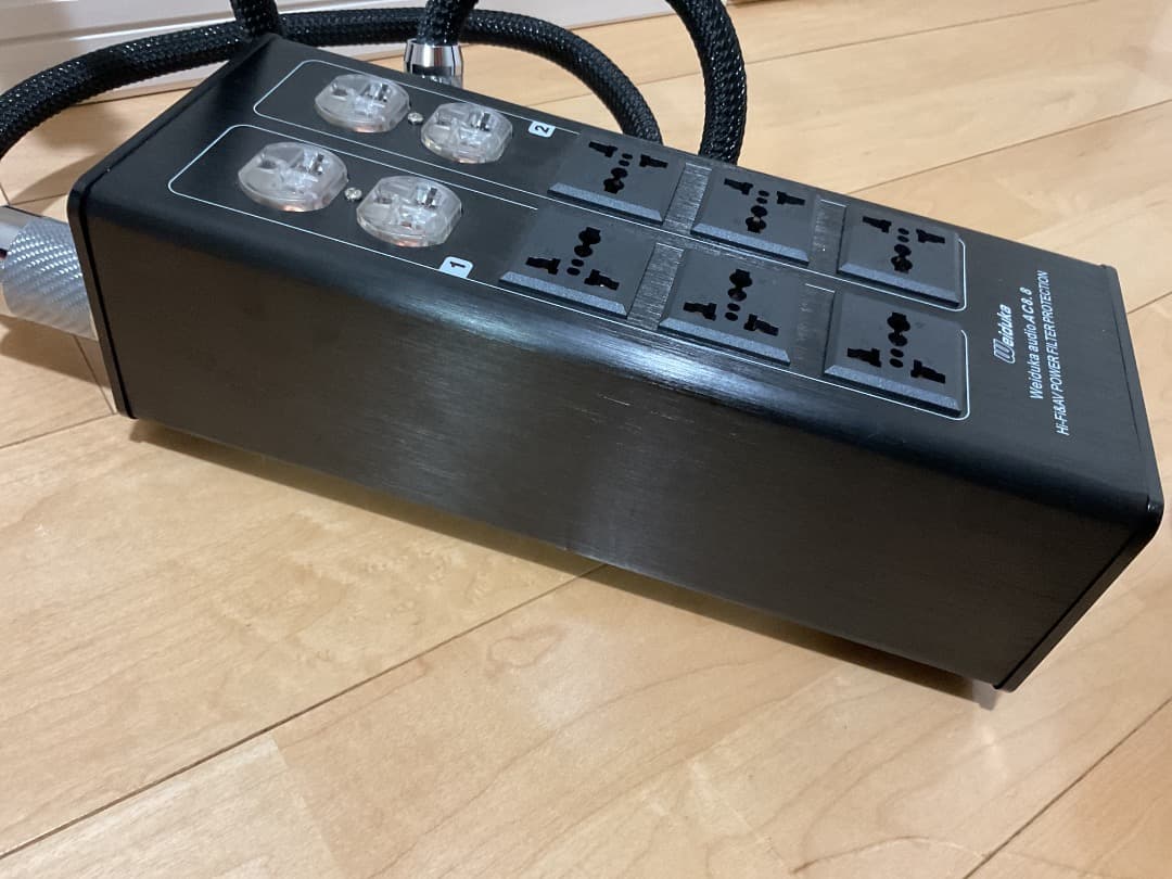 Weiduka AC8.8 電源タップ パワーコンディショナー 豪華ケーブル付