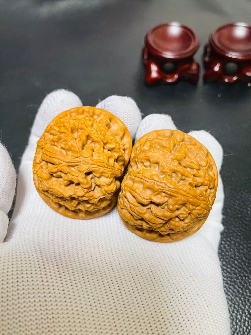 ❤️人気アイテム特別400円割引 No.535 ❤️遊ぶ胡桃 精配球形水龙纹核桃