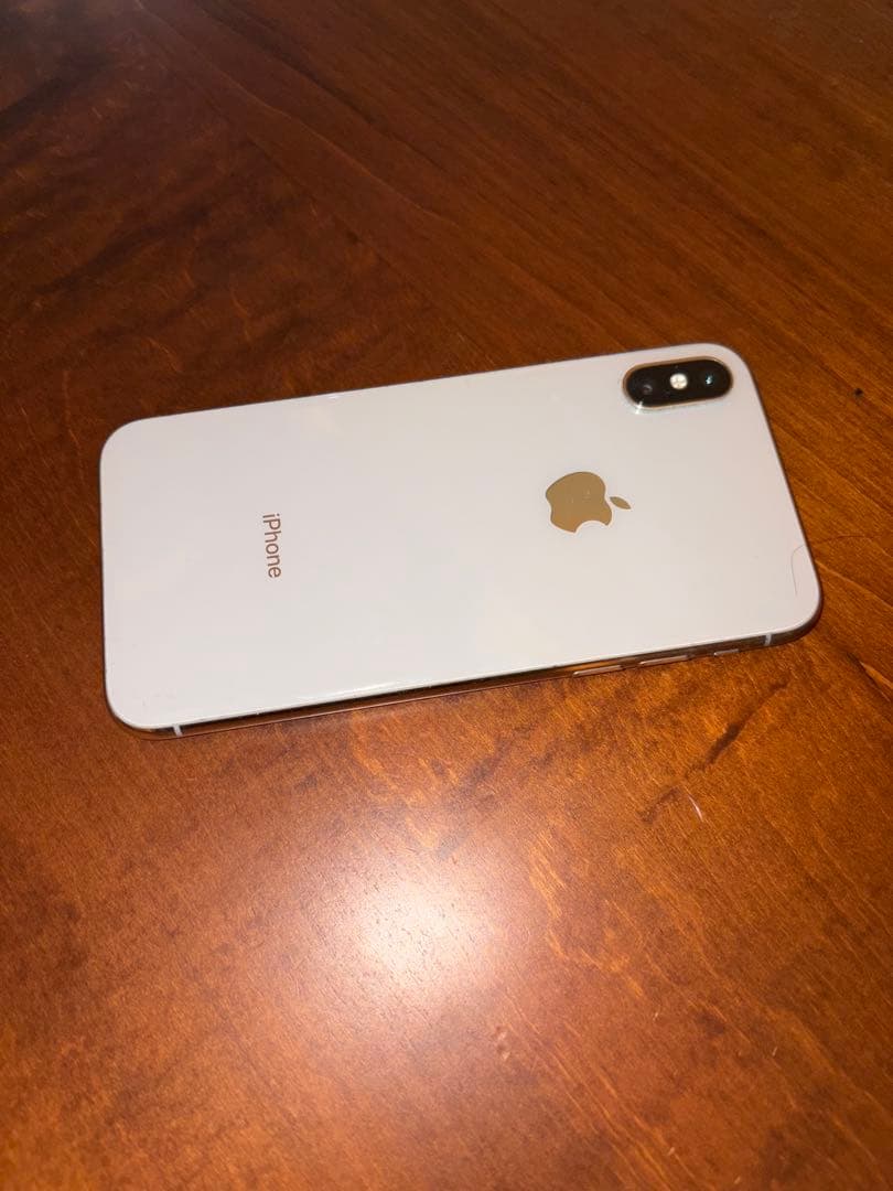 Apple iPhoneX 64GB White(シルバー) 美品 付属品なし