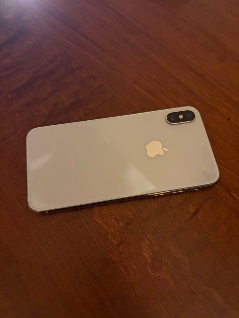 Apple iPhoneX 64GB White(シルバー) 美品 付属品なし