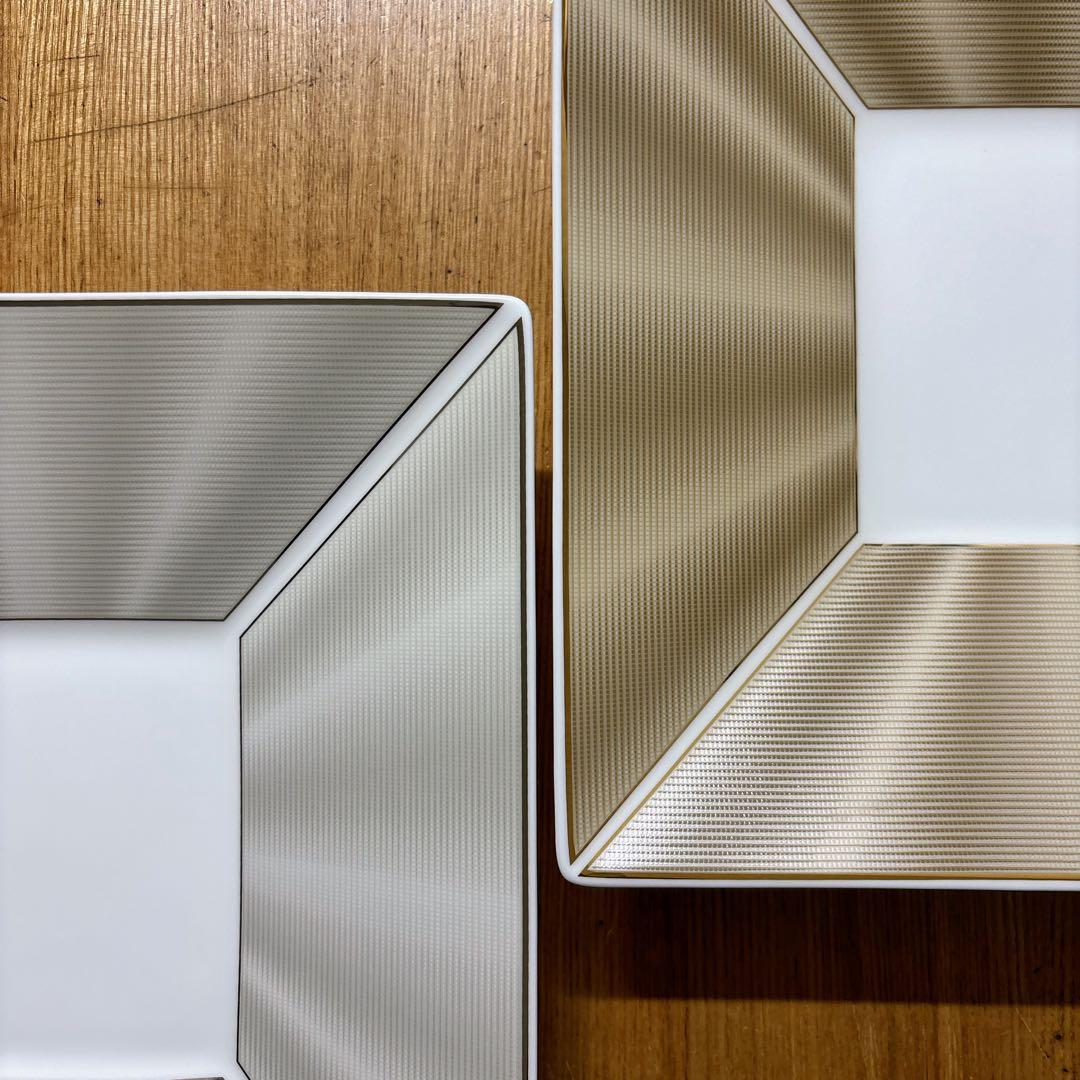 ニッコー　エリートモダン　22.5cmペアスクエアトレー　スクエアトレー