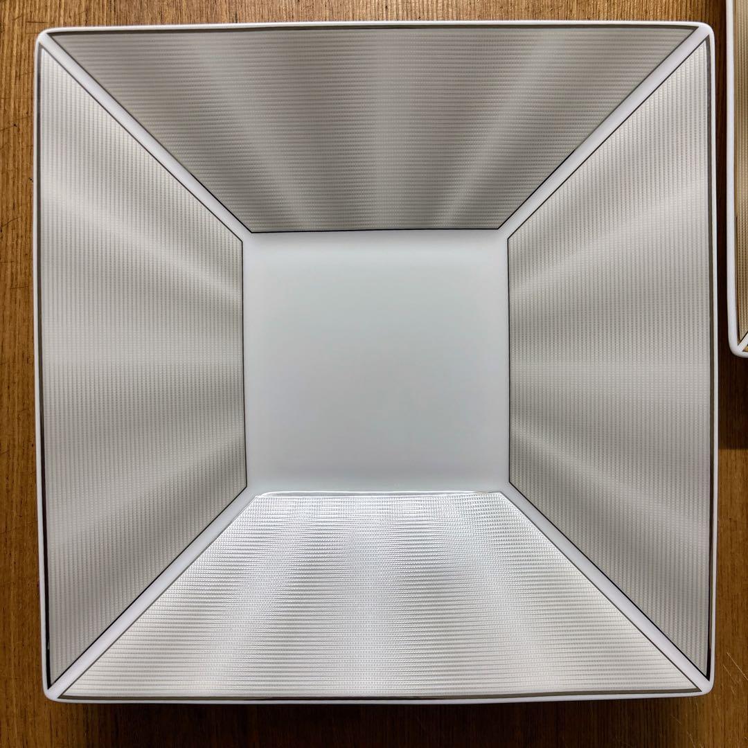 ニッコー　エリートモダン　22.5cmペアスクエアトレー　スクエアトレー