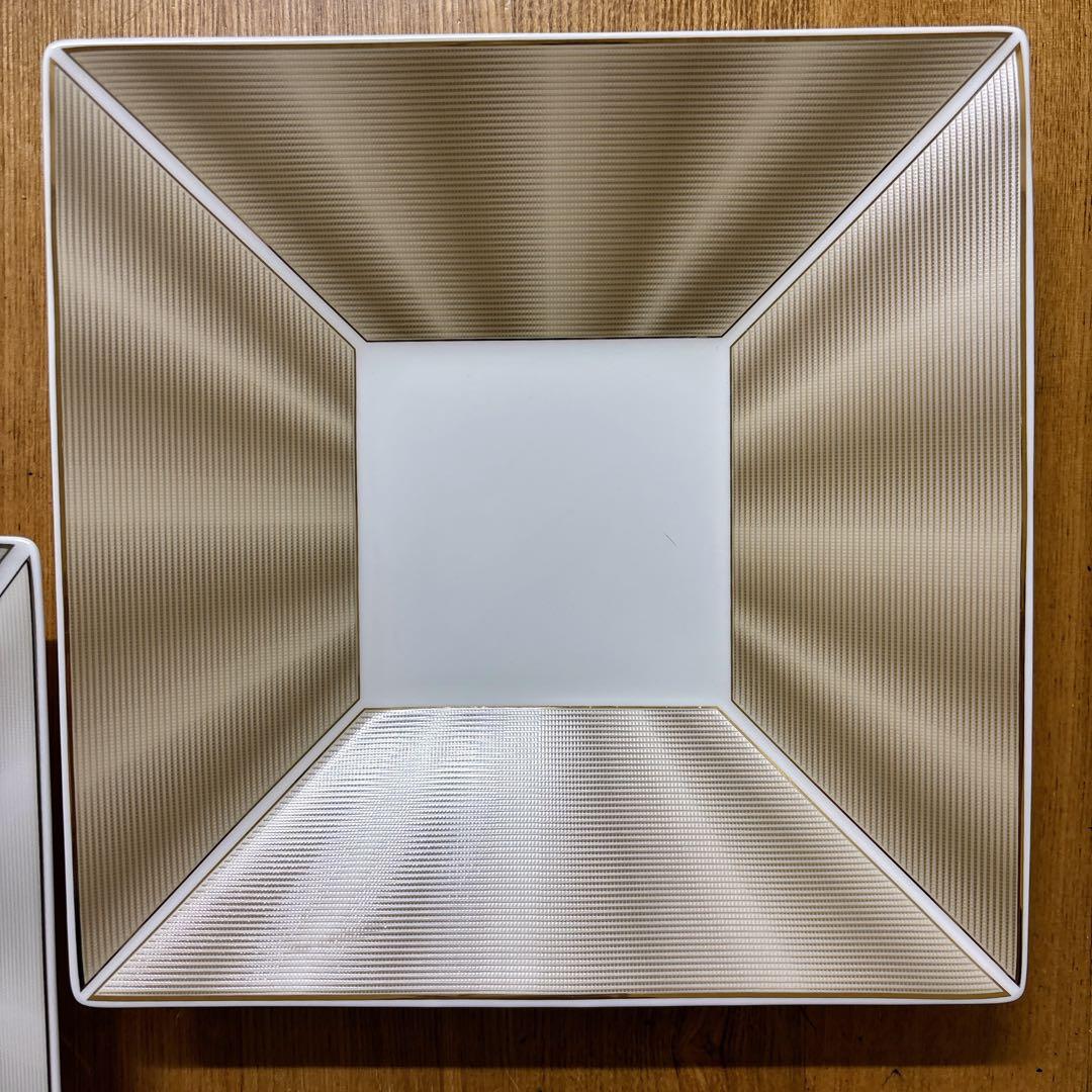 ニッコー　エリートモダン　22.5cmペアスクエアトレー　スクエアトレー