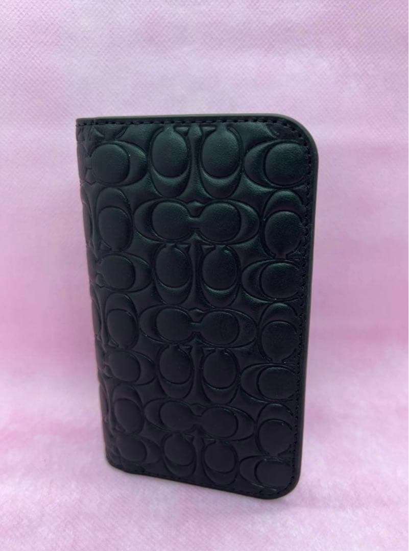 ⭐️正規品⭐️ COACH iPhone12mini ブックケース/Black