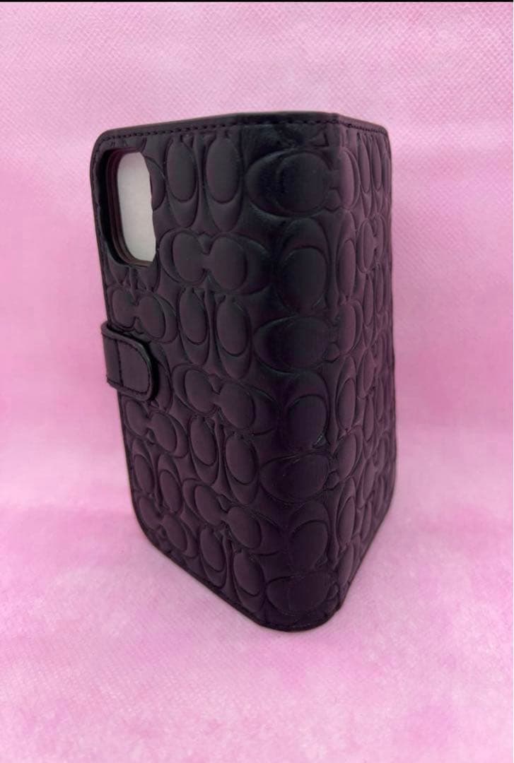 ⭐️正規品⭐️ COACH iPhone12mini ブックケース/Black