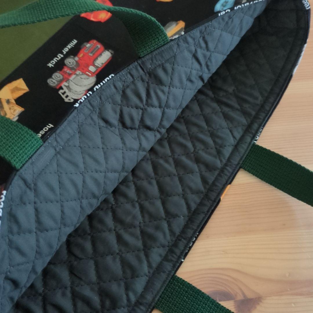 ほし　はたらくくるま　工事車両黒×カーキ