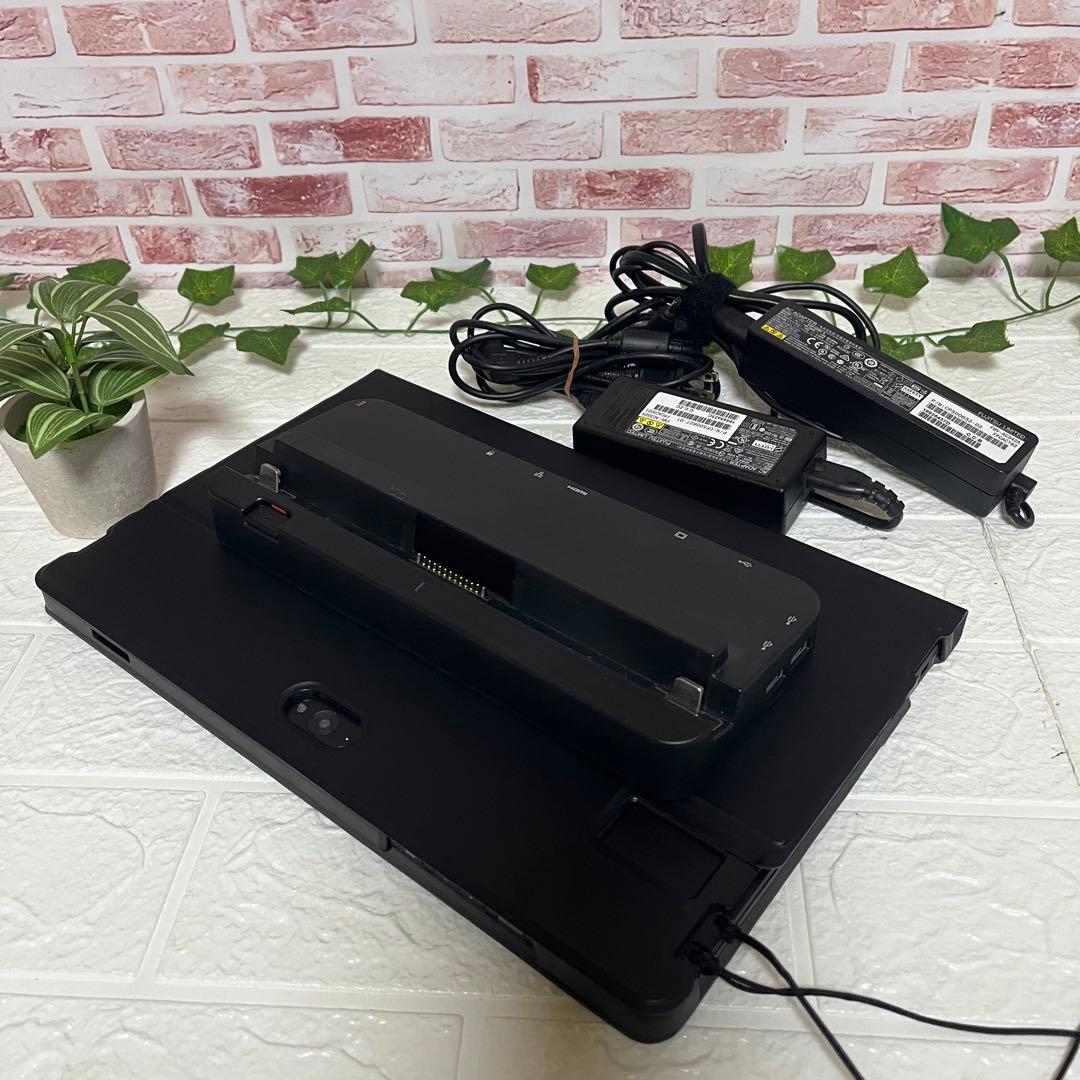 付属品多数富士通タブレット美品 SSD128GB★前後カメラ ノートPC353