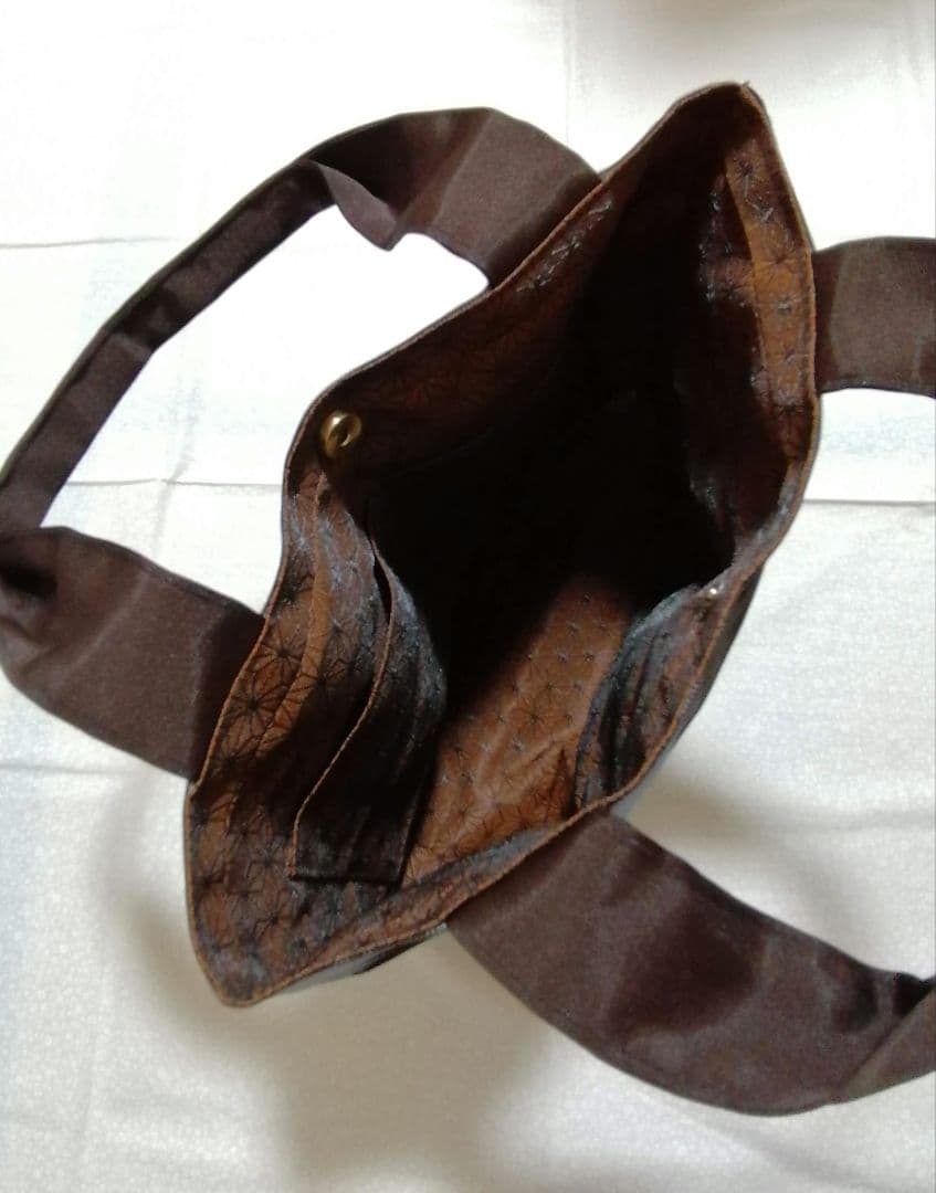 畳へり　トートバッグ　紺　大きめのA4サイズ　へりバッグ　ほか