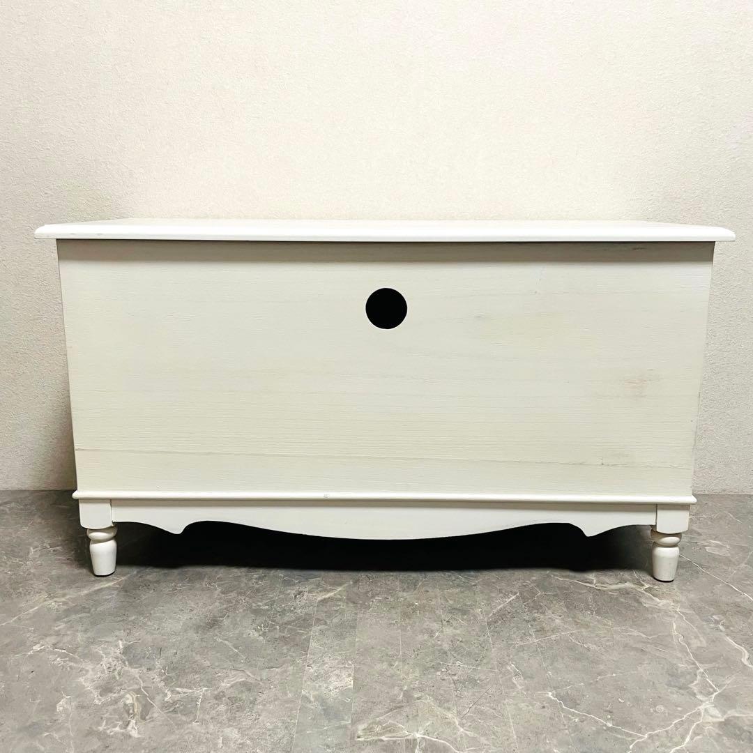 フレンチカントリー 北欧調　テレビボード 薔薇 ローズ エレガント飾り台