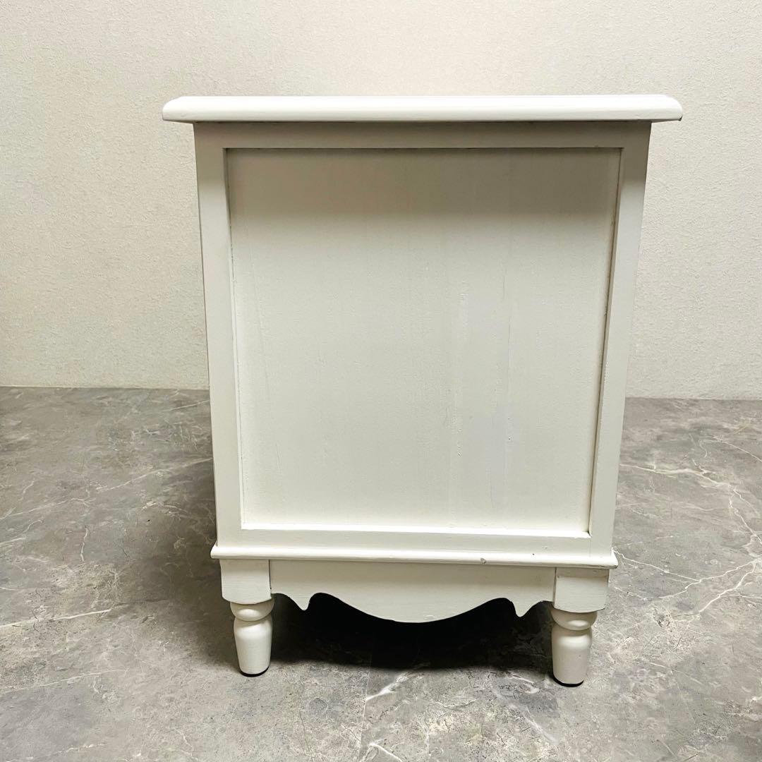 フレンチカントリー 北欧調　テレビボード 薔薇 ローズ エレガント飾り台