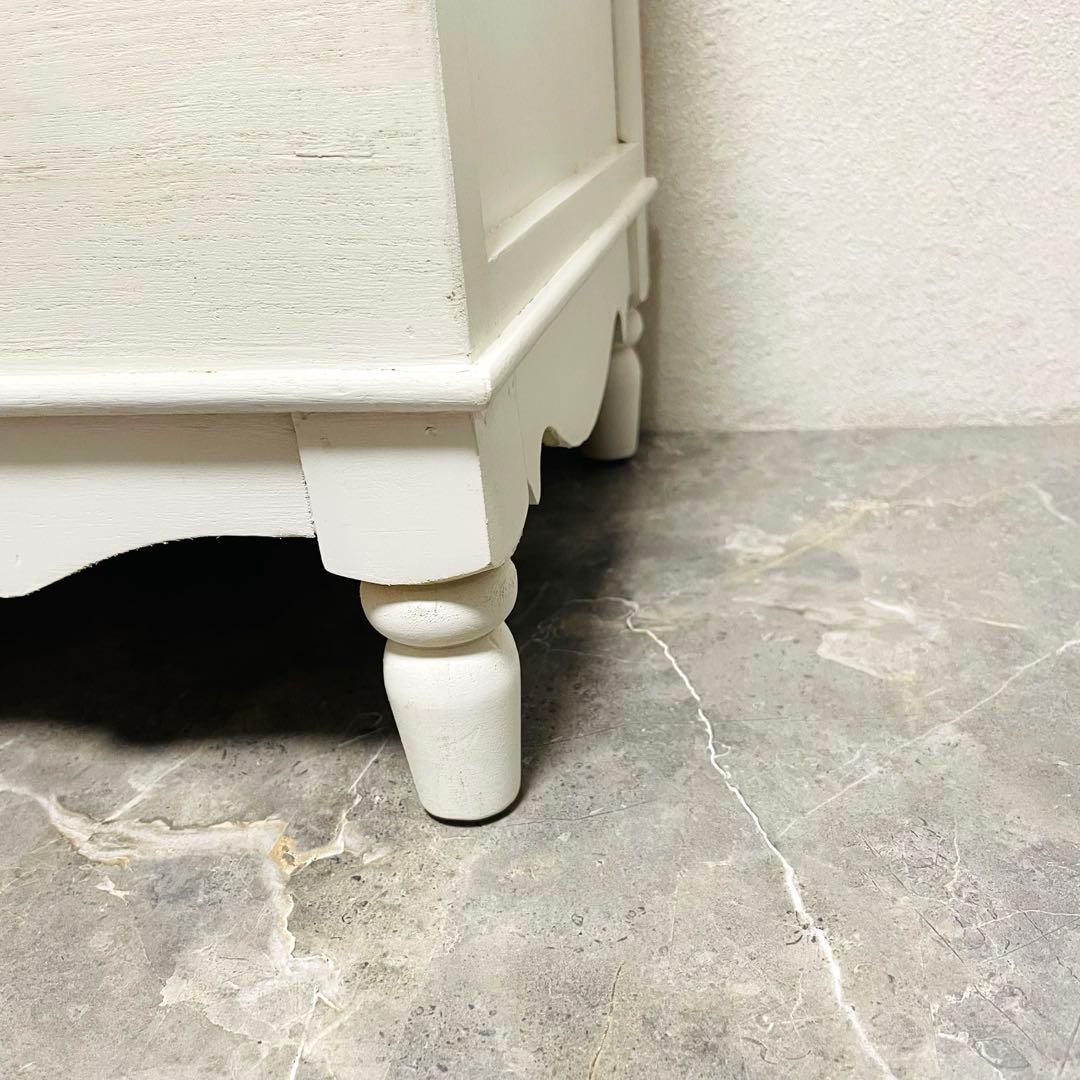 フレンチカントリー 北欧調　テレビボード 薔薇 ローズ エレガント飾り台