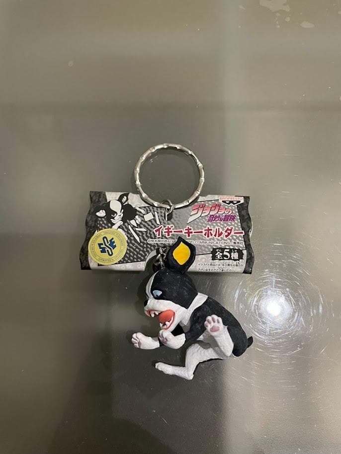 新品 ジョジョの奇妙な冒険　イギー　キーホルダー 全５種　セット ジョジョ展