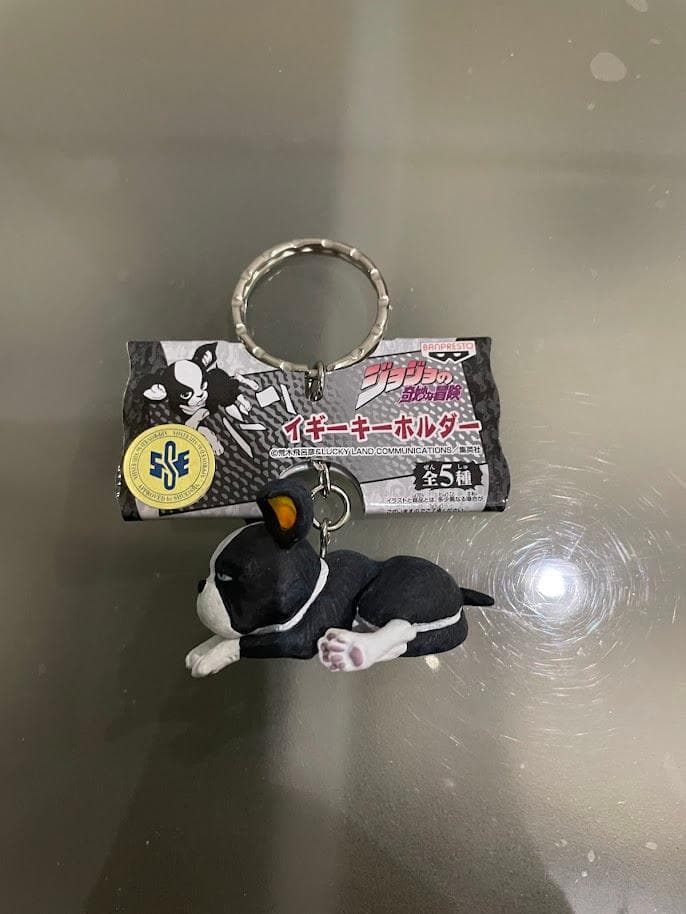 新品 ジョジョの奇妙な冒険　イギー　キーホルダー 全５種　セット ジョジョ展
