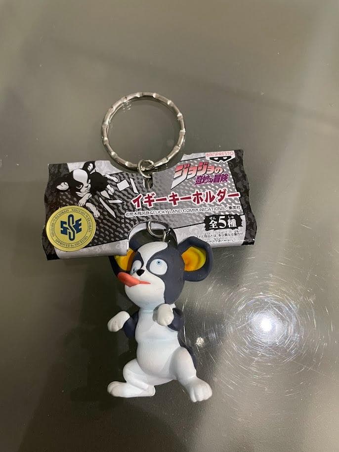 新品 ジョジョの奇妙な冒険　イギー　キーホルダー 全５種　セット ジョジョ展