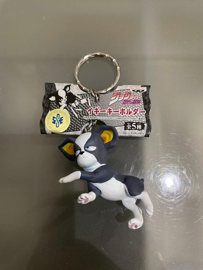 新品 ジョジョの奇妙な冒険　イギー　キーホルダー 全５種　セット ジョジョ展